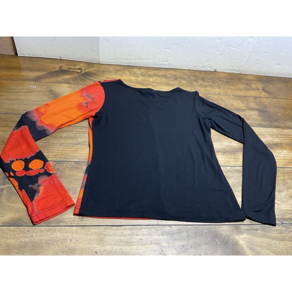 Ivan Grundahl Copenhagen Abstract Stretch Long Sleeve Top Size Small - Picture 7 of 7
